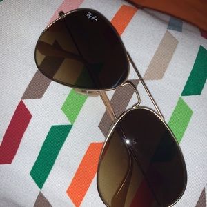 Authentic  aviator Ray Bans